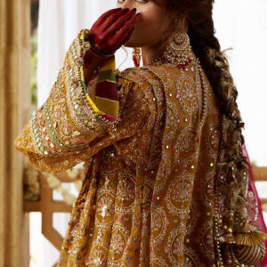 Organza Gharara Kameez Dupatta – The Perfect Pakistani Mehndi Dress