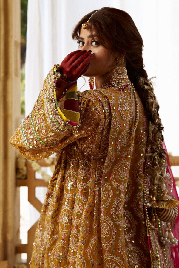 Organza Gharara Kameez Dupatta – The Perfect Pakistani Mehndi Dress