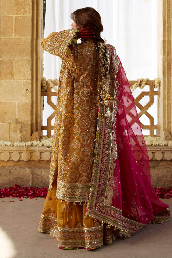Organza Gharara Kameez Dupatta – The Perfect Pakistani Mehndi Dress - Image 4