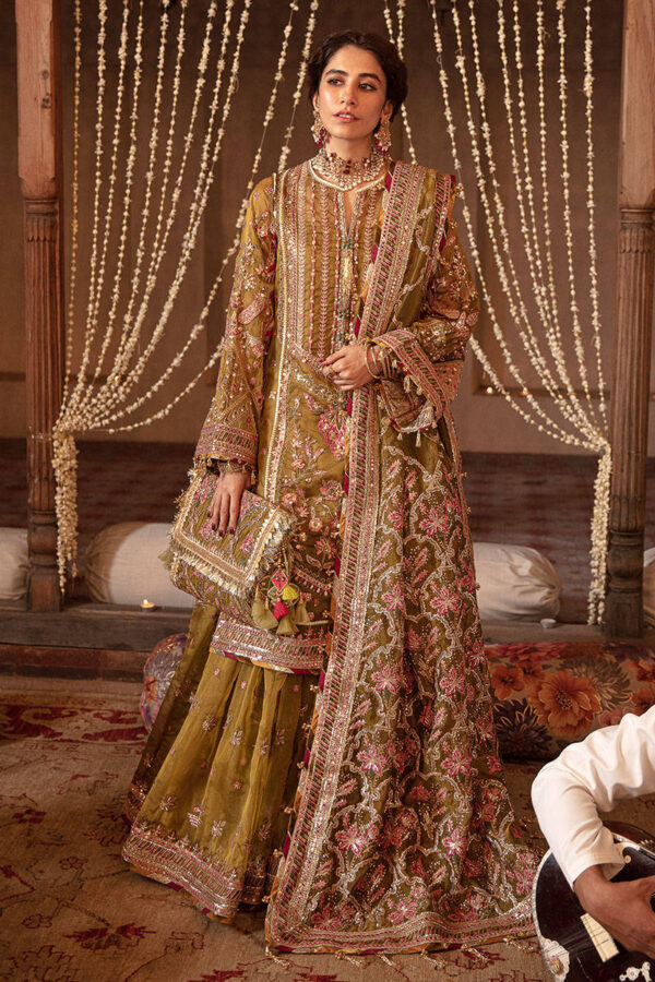 Pakistani Wedding Gharara Kameez with Dupatta – A Timeless Masterpiece